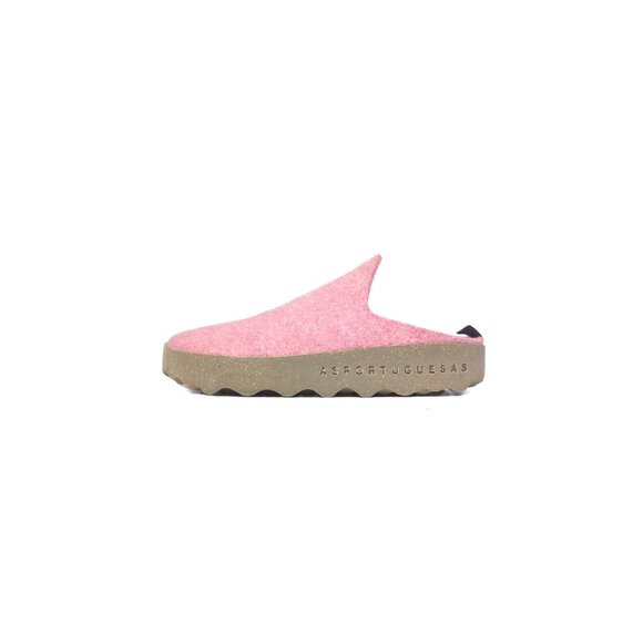 Fly London Asportuguesas 41 Come Sneaker Mule Pink Wool Shoes Size 10 - Picture 1 of 9